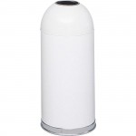 Safco Open Top Dome Waste Receptacle 9639WH