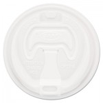 DCC 16RCLPK Optima Reclosable Lid, 12-24oz Foam Cups, White, 100/Bag DCC16RCLPK