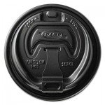 Optima Reclosable Lids for Paper Hot Cups for 10-24 oz Cups, Black, 1000/Carton SCCOPT316B