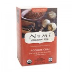 Numi Organic Teas and Teasans, 1.71oz, Rooibos Chai, 18/Box NUM10200