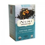 Numi Organic Teas and Teasans, 1.27oz, Aged Earl Grey, 18/Box NUM10170