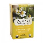 Numi Organic Teas and Teasans, 1.8oz, Chamomile Lemon, 18/Box NUM10150