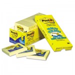 Post-It Pop-Up Notes Original Canary Yellow Pop-Up Refill Cabinet Pack, 3 x 3, 90/Pad, 18 Pads