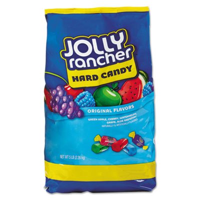 716424 Original Hard Candy, Assorted Fruit Flavors, 5 lb Bag JLR884243
