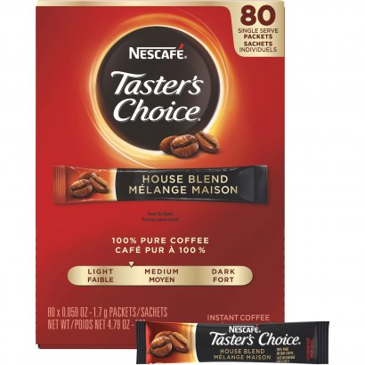 Nestle Professional Original Instant Coffee in 80-Count Single Serve Sticks 15782