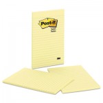 Post-it Notes 663 Original Pads in Canary Yellow, Lined, 5 x 8, 50-Sheet, 2/Pack MMM663YW