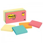 Post-It Notes Original Pads Value Pack, 3 x 3, 7 Canary, 7 Cape Town, 100/Pad, 14 Pads/Pack