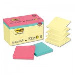 Post-it Pop-up Notes R330-14-4B Original Pop-up Notes Value Pack, 3 x 3, Canary/Cape Town