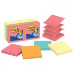 Post-It Pop-Up Notes Original Pop-up Notes Value Pack, 3 x 3, 7 Canary, 7 Cape Town, 100