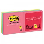 Post-it Pop-up Notes R330-AN Original Pop-up Refill, 3 x 3, Assorted Cape Town Colors, 100-Sheet
