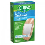 Curad CUR5003 Ouchless Flex Fabric Bandages, 1.65 x 4, 8/Box MIICUR5003V1