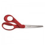 Fiskars 94507797 Our Finest Left-Hand Scissors, 8" Length, 3-3/10" Cut, Red FSK94507797J