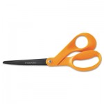 Fiskars Our Finest Scissors, 8" Length, 3-1/10" Cut, Orange FSK99977097J