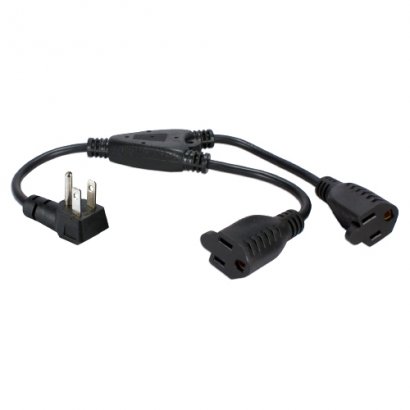 QVS OutletSaver AC Power Splitter Adaptor PPRT-ADPT2