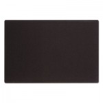 Quartet Oval Office Fabric Bulletin Board, 48 x 36, Black QRT7684BK