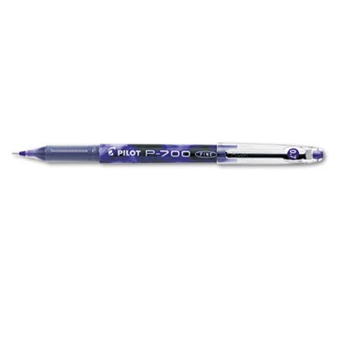 Pilot P-700 Precise Gel Ink Roller Ball Stick Pen, Purple, .7mm, Dozen PIL38621