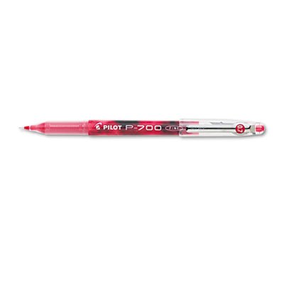 Pilot P-700 Precise Gel Ink Roller Ball Stick Pen, Red Ink, .7mm, Dozen PIL38612