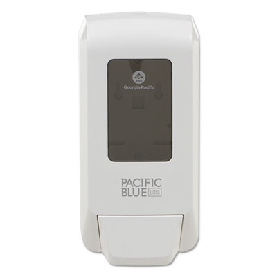 Georgia Pacific Professional Pacific Blue Ultra Soap/Sanitizer Dispenser, 1,200 mL, White GPC53058
