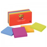 Post-It Notes Super Sticky Pads in Marrakesh Colors, 3 x 3, 90/Pad, 12 Pads/Pack MMM65412SSAN