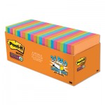 Post-it Notes Super Sticky 654-24SSAU-CP Pads in Rio de Janeiro Colors, 3 x 3, 70-Sheet Pads