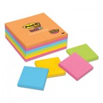 Post-it Notes Super Sticky 654-24SSAU Pads in Rio de Janeiro Colors, 3 x 3, 90-Sheet Pads, 24
