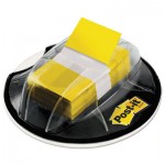 Post-it Flags 680-HVYW Page Flags in Desk Grip Dispenser, 1 x 1 3/4, Yellow, 200/Dispenser MMM680HVYW