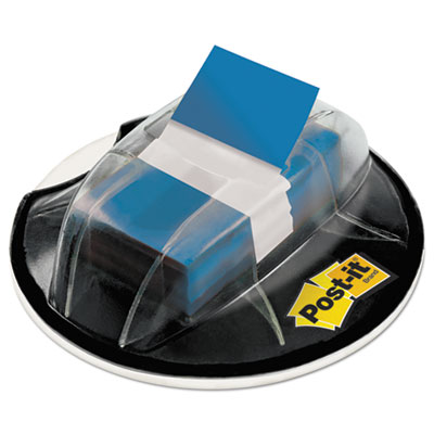 Post-it Flags 680-HVBE Page Flags in Desk Grip Dispenser, 1 x 1 3/4, Blue, 200/Dispenser MMM680HVBE