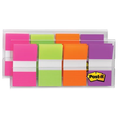 Post-It Flags Page Flags in Portable Dispenser, Bright, 160 Flags/Dispenser MMM680PGOP2