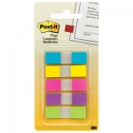 Post-It Flags 6835CB Page Flags in Portable Dispenser, 5 Bright Colors, 5 Dispensers, 20 Flags/Color MMM6835CB