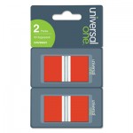 UNV99001 Page Flags, Red, 2 Dispensers of 50 Flags/Pack UNV99001