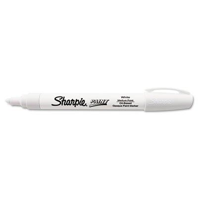 Sharpie Paint Marker, Medium, White SAN35558