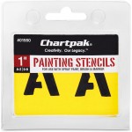 Chartpak Painting Letters & Numbers Stencil 01550