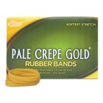 Alliance Pale Crepe Gold Rubber Bands, Sz. 117B, 7 x 1/8, 1lb Box ALL21405