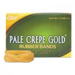 Alliance Pale Crepe Gold Rubber Bands, Sz. 64, 3-1/2 x 1/4, 1lb Box ALL20645