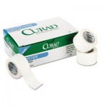 Curad Paper Adhesive Tape, 1" x 10 yds, White, 12/Pack MIINON270001