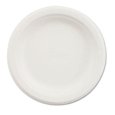 Chinet HUH21225 Paper Dinnerware, Plate, 6" dia, White, 1000/Carton HUH21225