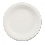 HUH21225 Paper Dinnerware, Plate, 6" dia, White, 125/Pack HUH21225PK