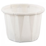 SCC 050 Paper Portion Cups, .5oz, White, 250/Bag, 20 Bags/Carton SCC050