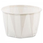 Solo SCC 200 Paper Portion Cups, 2oz, White, 250/Bag, 20 Bags/Carton SCC200