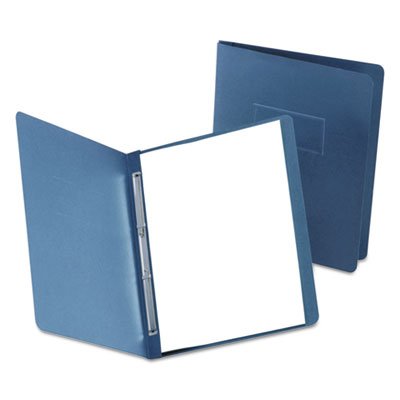 Oxford 5730123 Paper Report Cover, Large 2 Prong Fastener, Letter, 3" Capacity, Dk Blue, 25/Box OXF5730123