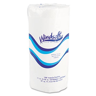 WIN 1220 Paper Towel Roll, 11" x 8 4/5", White, 100/Roll WIN1220RL