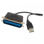 StarTech Parallel Printer Adapter - USB - Parallel - 6 ft ICUSB1284