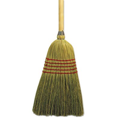 926C Parlor Broom, Corn Fiber Bristles, 42" Wood Handle, Natural BWK926CEA