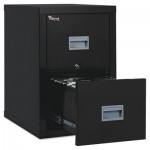 FireKing Patriot Insulated Two-Drawer Fire File, 17-3/4w x 25d x 27-3/4h, Black FIR2P1825CBL