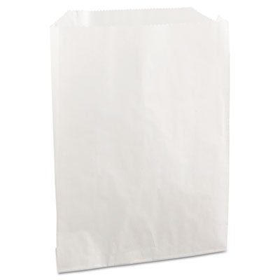 PB19 Grease-Resistant Sandwich/Pastry Bags, 6 x 3/4 x 7 1/4, White, 2000/Carton BGC450019