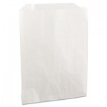 PB19 Grease-Resistant Sandwich/Pastry Bags, 6 x 3/4 x 7 1/4, White, 2000/Carton BGC450019