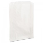 BGC 300422 PB25 Grease-Resistant Sandwich Bags, 6 1/2 x 1 x 8, White, 2000/Carton BGC300422