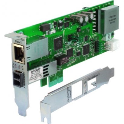 PCIe Gigabit Ethernet Fiber Network Interface Card with PoE+ N-GXE-POE-SFP-01