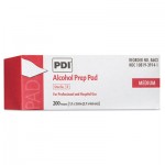 PDI Alcohol Prep Pads, White, 200/Box NICB60307