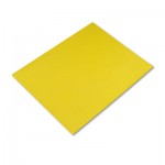 Pacon Peacock Four-Ply Railroad Board, 22 x 28, Lemon Yellow, 25/Carton PAC54721